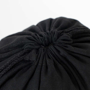 Fabric Pouch 8" W x 12" H – Black (customizable) - Pamusan.com