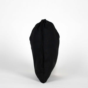 Fabric Pouch 8" W x 12" H – Black (customizable) - Pamusan.com