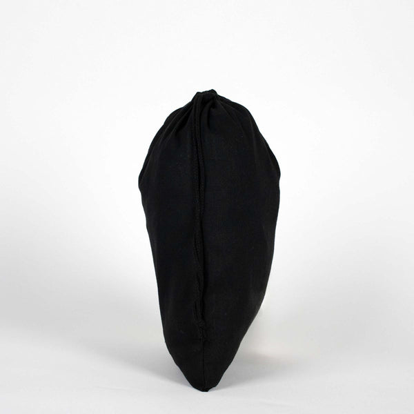 Fabric Pouch 8" W x 12" H – Black (customizable) - Pamusan.com