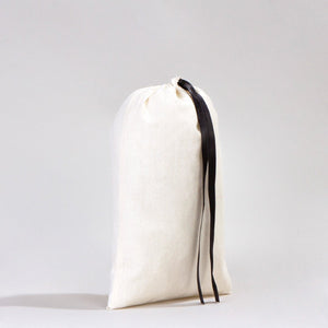 Fabric Pouch Bag with Black Ribbon – 8x12 Inches (Non - Printed) - Pamusan.com