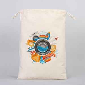 Fabric Pouch 12" W x 16" H (30 cm x 40 cm) -  (Customize)