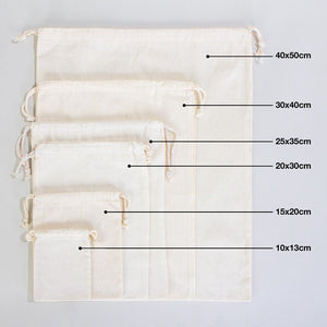 Fabric Pouch  4" W x 5" H (10 cm x 13 cm)  -  (Customize)