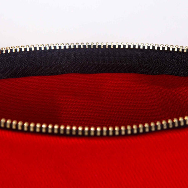 Festive Holiday Red Clutch Bag – New Year Printed Design for Gifting and Celebrations - Pamusan.com