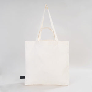 Foldable Cotton Shopping Tote Bag – 19" × 16" × 4" (48 × 41 × 10 cm) – 4 oz - Pamusan.com