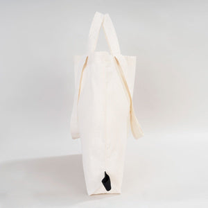 Foldable Cotton Shopping Tote Bag – 19" × 16" × 4" (48 × 41 × 10 cm) – 4 oz - Pamusan.com