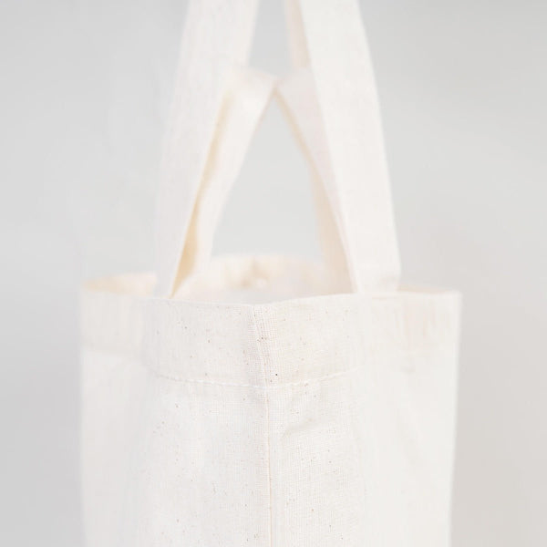 Foldable Cotton Shopping Tote Bag – 19" × 16" × 4" (48 × 41 × 10 cm) – 4 oz - Pamusan.com