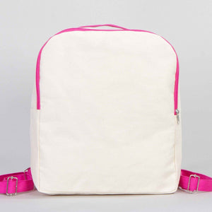 Fuschia VIP Canvas Backpack – 10" × 13" (25 × 32 cm), 10 oz - Pamusan.com
