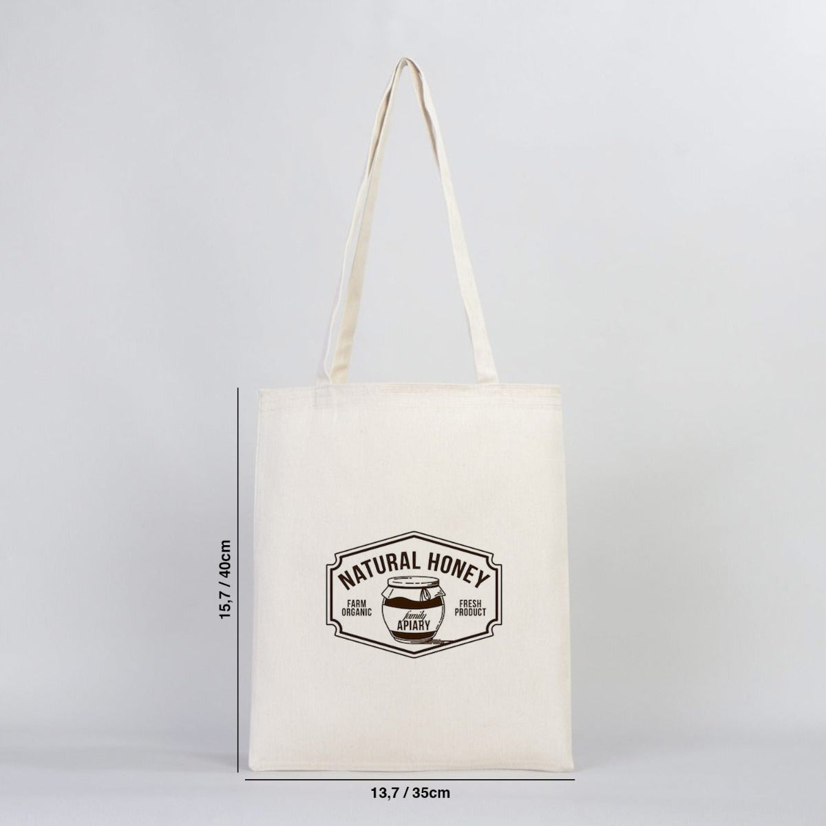 Gabardine 14" W x 16" H (35 cm x 40 cm) Cotton Bag -  (Customize)