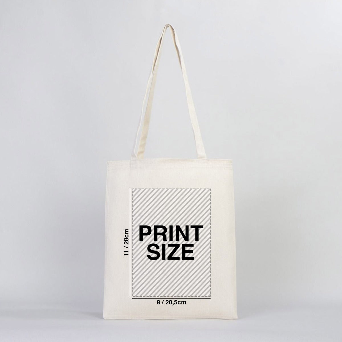 Gabardine 14" W x 16" H (35 cm x 40 cm) Cotton Bag -  (Customize)