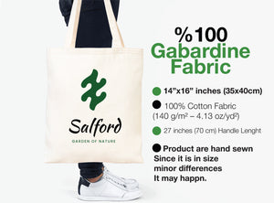 Custom Long Handle Tote Bag 10"x14" – 4.13 Oz - Mini Promotional & Shopping Bag