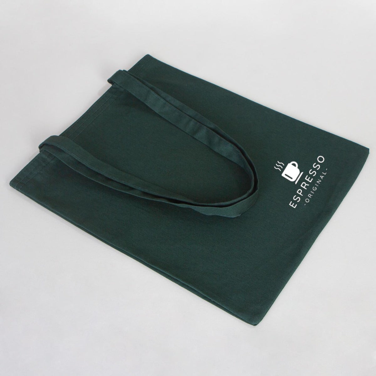 Gabardine Tote Bag Green 14" W x 16" H (35 cm x 40 cm) -  (Customize)