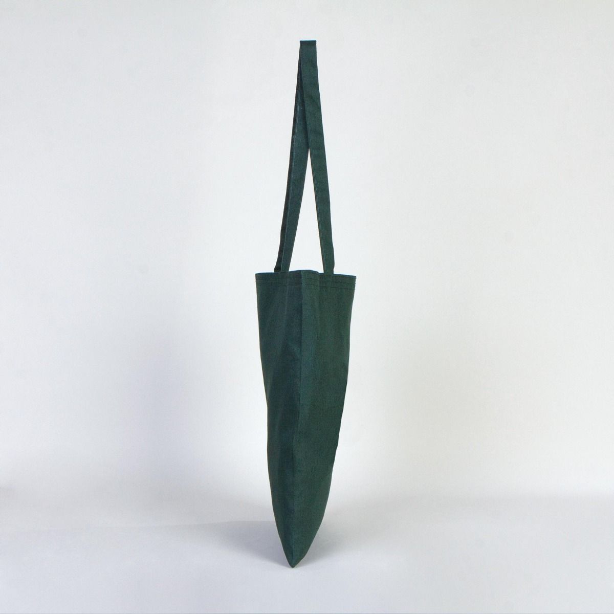 Gabardine Tote Bag Green 14" W x 16" H (35 cm x 40 cm) -  (Customize)