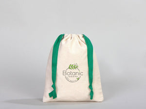 Green Drawstring Pouches 6"W x 8"H (15.5 cm x 20 cm), Great For Packing And Wrapping, Organic Cotton Pouch Bag, Bridal Shower Bag, Custom Bag - Pamusan.com