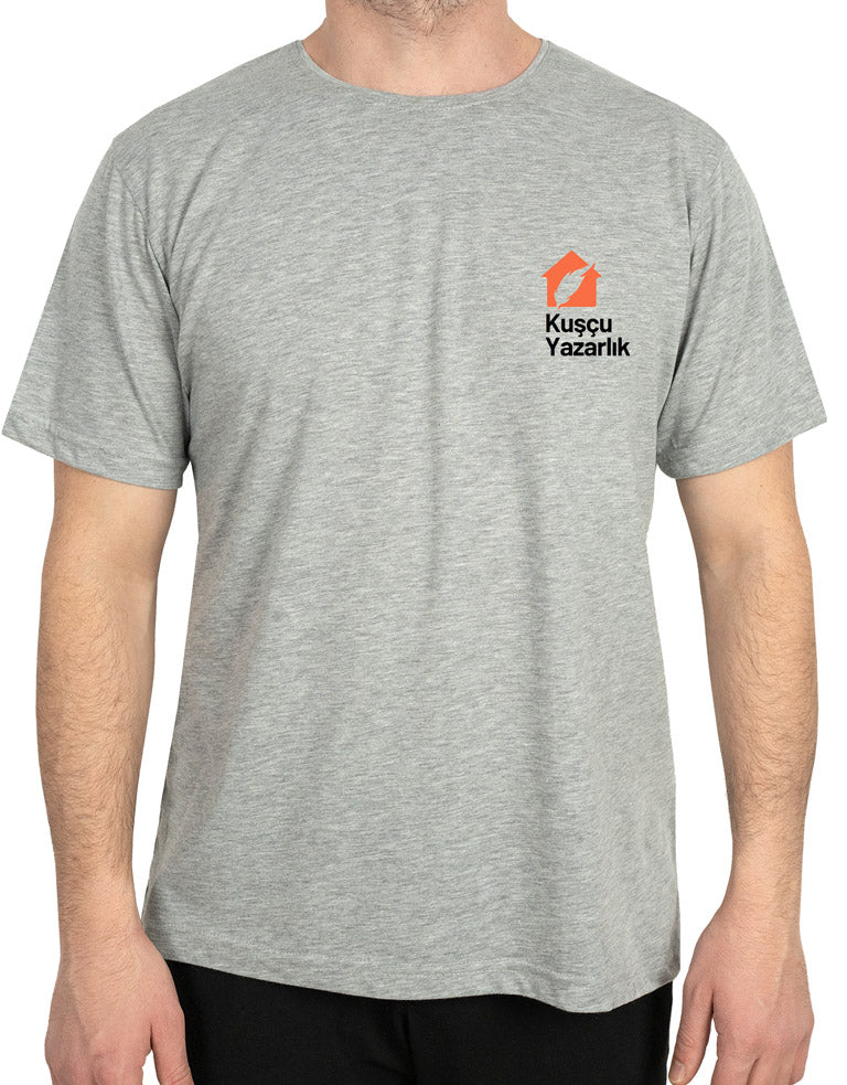 Basic T-shirt Gray-Print