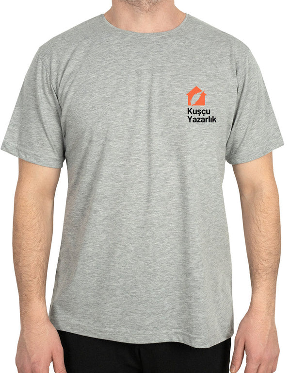 Basic T-shirt Gray-Print