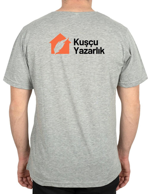 Basic T-shirt Gray-Print