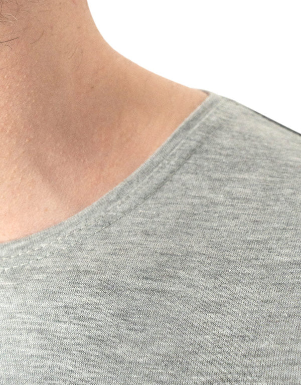 Basic T-shirt Gray-Print