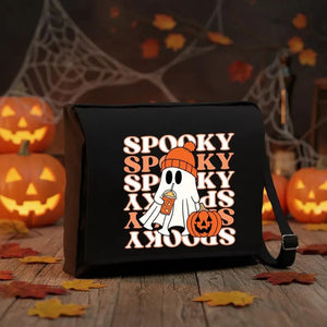 Halloween Canvas Messenger Bags – Custom Trick or Treat Shoulder Tote with 12 Spooky Designs - Pamusan.com