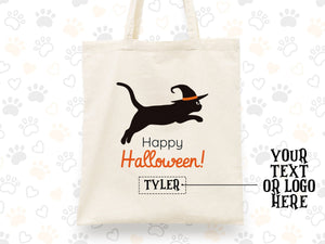 Halloween Gift Bags with Pumpkin, Candy Tote Bag, Personalized Halloween Purse, Kids Candy Bags İdea - Pamusan.com