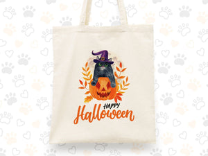 Halloween Gift Bags with Pumpkin, Candy Tote Bag, Personalized Halloween Purse, Kids Candy Bags İdea - Pamusan.com