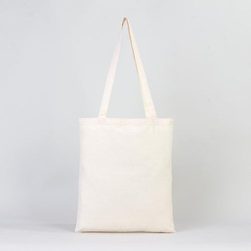 Cotton Tote Bag – 14"W x 16"H Blank Natural Canvas Bag