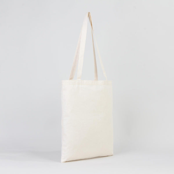 Cotton Tote Bag – 14"W x 16"H Blank Natural Canvas Bag