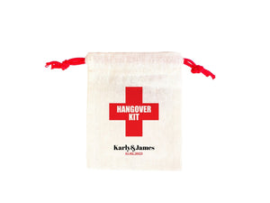 Hangover Kit Bags - 4"W x 5"H (10 cm x 13 cm) Party Recovery Kit Bags - Custom Hangover Bags - Custom With Your name or Design, Bachelorette Party - Pamusan.com