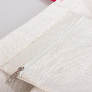 Holiday Crew Christmas Tote – Santa Design, 18" x 14" x 3" (45 x 35 x 8 cm) Canvas Bag - Pamusan.com