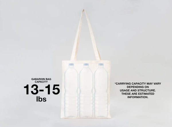 Raw Cotton Tote Bag – Blank Gabardine Fabric, 14x16 inch, Durable & Eco-Friendly