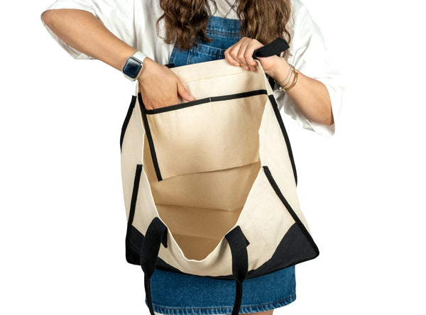 Canvas Tote Bag Ideal for Daily Use, Market & Beach Essentials