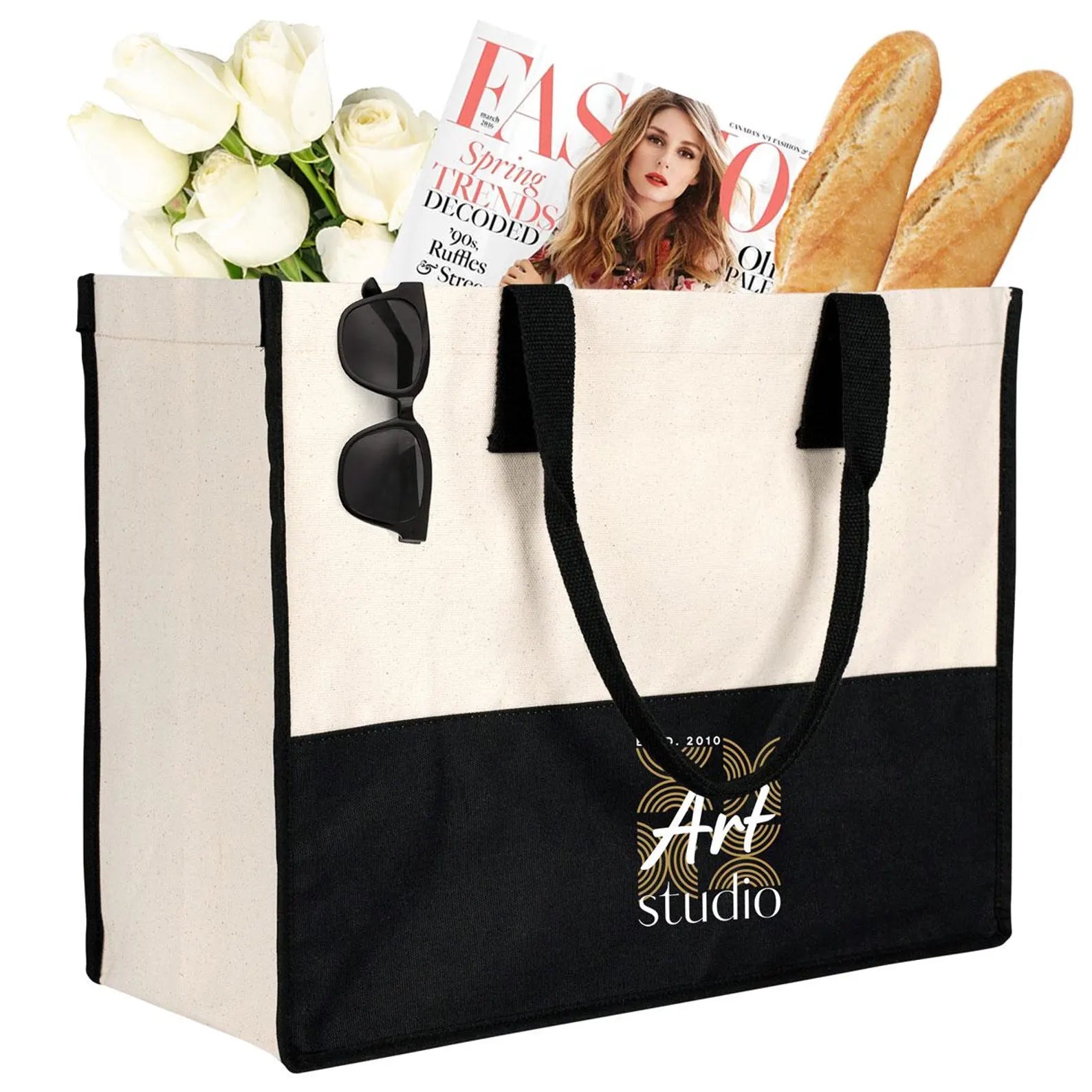 Eco-Friendly Personalized Canvas Bag for Beach and Travel Use