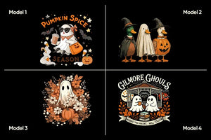 Halloween Trick or Treat Makeup Bag – Spooky Ghost Zipper Pouch for Cosmetics