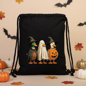 Personalized Halloween Drawstring Candy Bags with 12 Designs