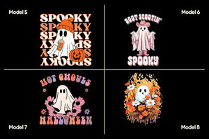 Personalized Halloween Drawstring Candy Bags with 12 Designs