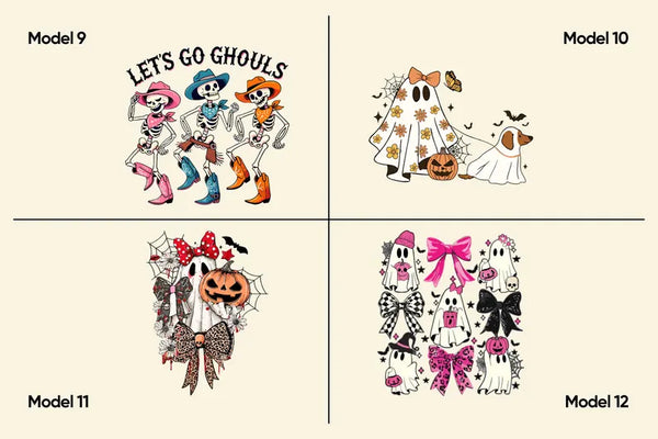 Personalized Halloween Makeup Bag – Custom Zipper Pouch with 12 Spooky Designs