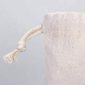 Wholesale 10"W x 14"H (25 cm x 35 cm)" Organic Cotton Pouch Bags -  Bulk Organic Cotton Double Drawstring Pouch Bags - No Print Cotton Pouch