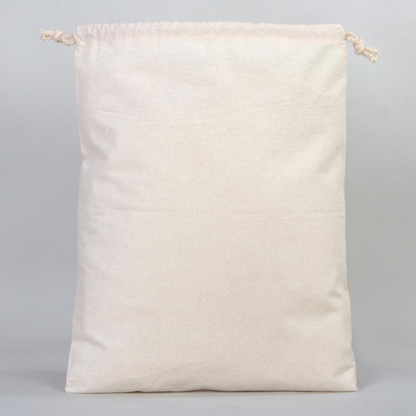 Wholesale Pouch Bags 16"W x 20"H ( 40 cm x 50 cm ) Eco Friendly Organic Cotton Double Drawstring Pouch Bags Great For Packaging - Muslin bags, Bulk Cotton Pouch