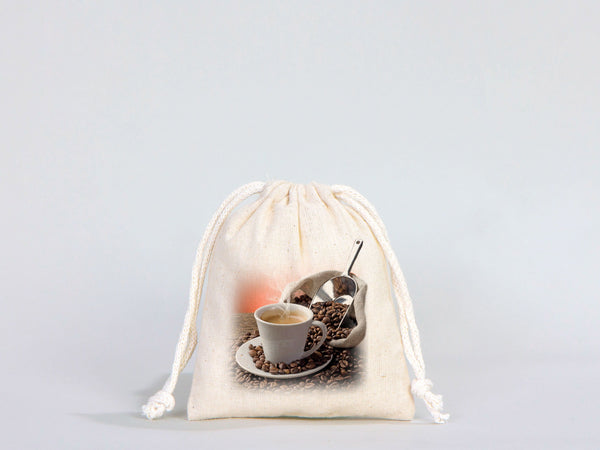 Custom Muslin Bags - 4"W x 5"H (10 x 13 cm)  Organic Cotton Favor Bags -   Wedding Favor Drawstring Bags - Jewelry - Gift - Produce - Packing Bags