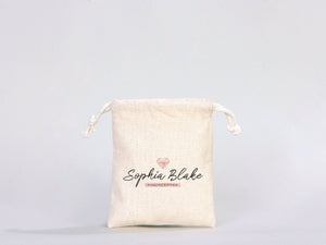Custom Muslin Bags - 4"W x 5"H (10 x 13 cm)  Organic Cotton Favor Bags -   Wedding Favor Drawstring Bags - Jewelry - Gift - Produce - Packing Bags