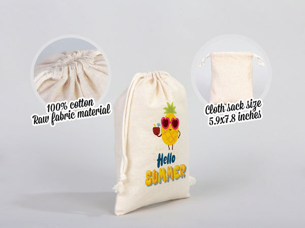 Custom Pouch Bags 6"W x 8"H  (15.5cm x 20cm)  Cotton Favor Bags  Muslin Bags  Drawstring  Party Favor Bags  Jewelry Bag  Product Packing