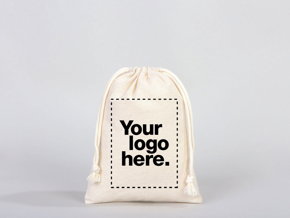 Custom Pouch Bags 6"W x 8"H  (15.5cm x 20cm)  Cotton Favor Bags  Muslin Bags  Drawstring  Party Favor Bags  Jewelry Bag  Product Packing