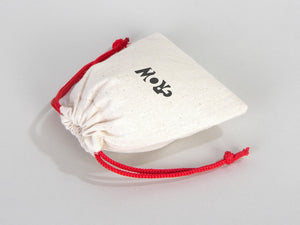 Custom Drawstring Bags -  4"W x 5"H  (10 cm x 13 cm) -  Wedding Favor Bags - Cotton Drawstring Bags