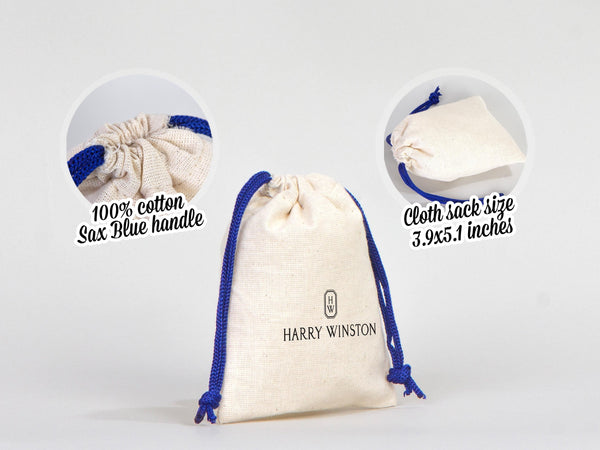 Drawstring Pouches Bag - 4"W x 5"H (10 cm x 13 cm) -  Hangover Kit - Favor Bags - Wedding Favor Bags - Bachelorette Party Ideas - Blue Bags