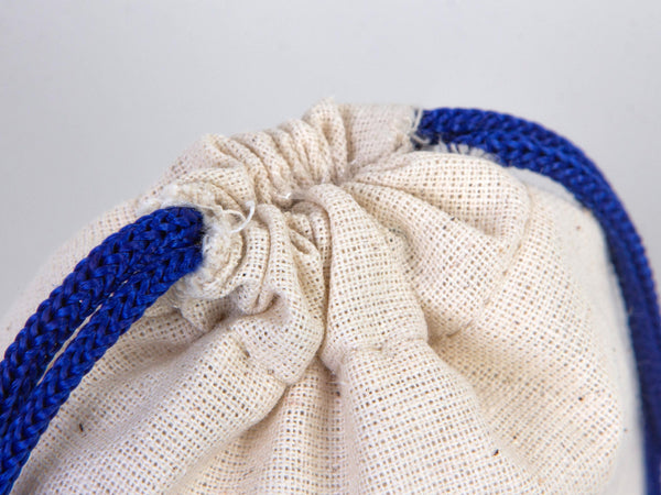 Drawstring Pouches Bag - 4"W x 5"H (10 cm x 13 cm) -  Hangover Kit - Favor Bags - Wedding Favor Bags - Bachelorette Party Ideas - Blue Bags