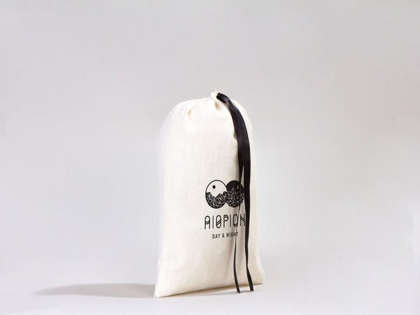 Custom Logo Printed Cotton Bags, 8"W x 12"H (20 x 30 cm)  Bridal Gifts, Black Double Drawstring Pouch Bags, Party Favor Bags