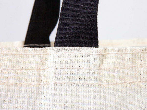 Custom Cotton Tote Bag 14"x16" with Black Handles – Personalized Logo & Promotional Bag