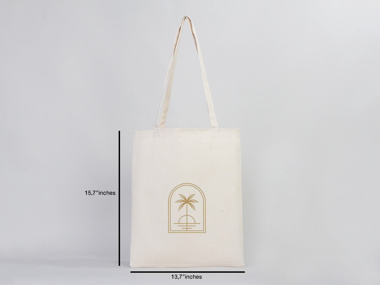 Custom Tote Bag -  14"W x 16"H (35 cm x 40 cm)  - Logo Tote with Eco-Friendly, Reusable Appeal - Promotional & Personalized Bags - Custom Print Logo