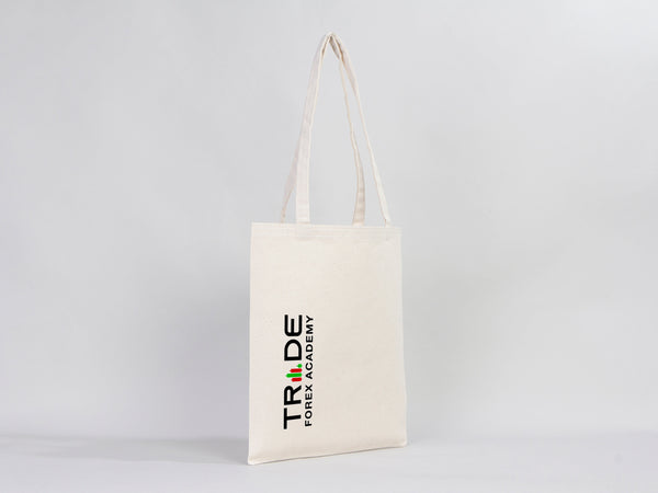 Custom Canvas Tote Bags Bulk – 14"x16" Natural Color with Logo Printing | Wholesale Cotton Totes