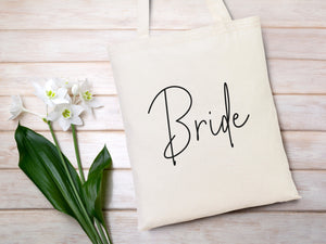 Cotton Bride Bags – Eco-Friendly Favors for Bridesmaids & Bridal Party