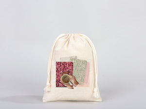 Custom Pouch Bags 6"W x 8"H  (15.5cm x 20cm)  Cotton Favor Bags  Muslin Bags  Drawstring  Party Favor Bags  Jewelry Bag  Product Packing